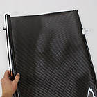 Рулонна сонцезахисна шторка 125×58 см чорна для пластикових вікон та захисту від сонця, фото 9