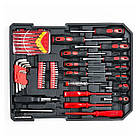 Набір автоінструменту в візку 408 предметів професійний комплект для ремонту та сервісу, фото 7
