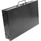 Складаний мангал CA-07 для барбекю з гратами в комплекті лопатка та вилка зручний для пікніка, фото 9