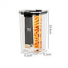 Набір ємностей для зберігання сипучих продуктів 5 шт. пластикові контейнери з кришками для кухні, фото 7