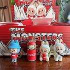 Брелок-іграшка Лабубу Coca-Cola 6,5×2,7 см SD168 рандомна фігурка для ключів та рюкзака, фото 4