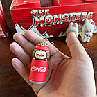 Брелок-іграшка Лабубу Coca-Cola 6,5×2,7 см SD168 рандомна фігурка для ключів та рюкзака, фото 8