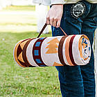 Водонепроникний килимок для пікніка 150х100см універсальне покривало для відпочинку на природі та пляжі, фото 5