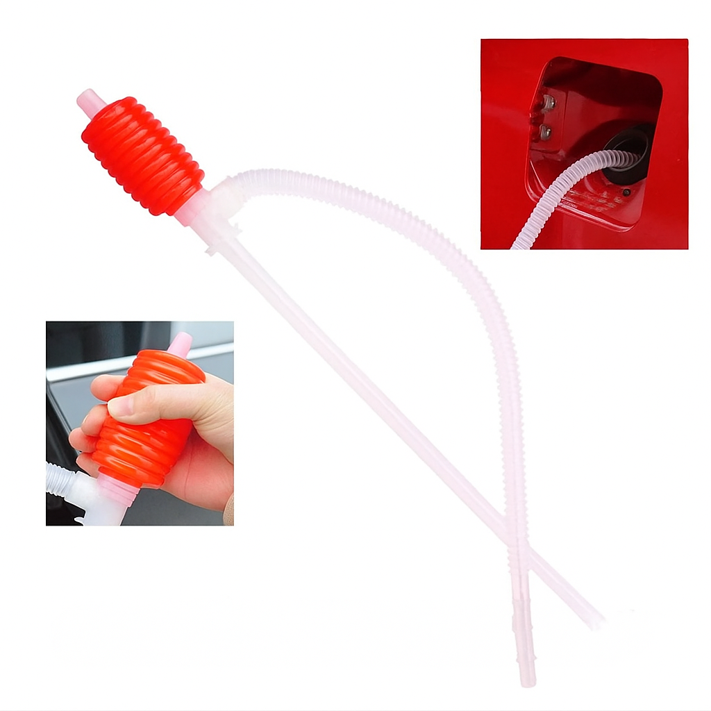 Ручний насос для перекачування палива та рідин з грушею 200 см, фото 1