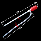 Ручний насос для перекачування палива та рідин з грушею 200 см, фото 7