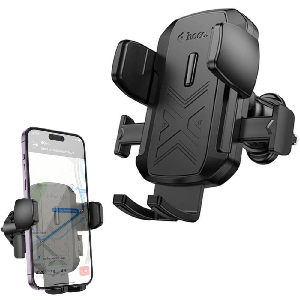 Автомобільний тримач Hoco H65 4.5–7.0 дюймів універсальне кріплення для авто, фото 1