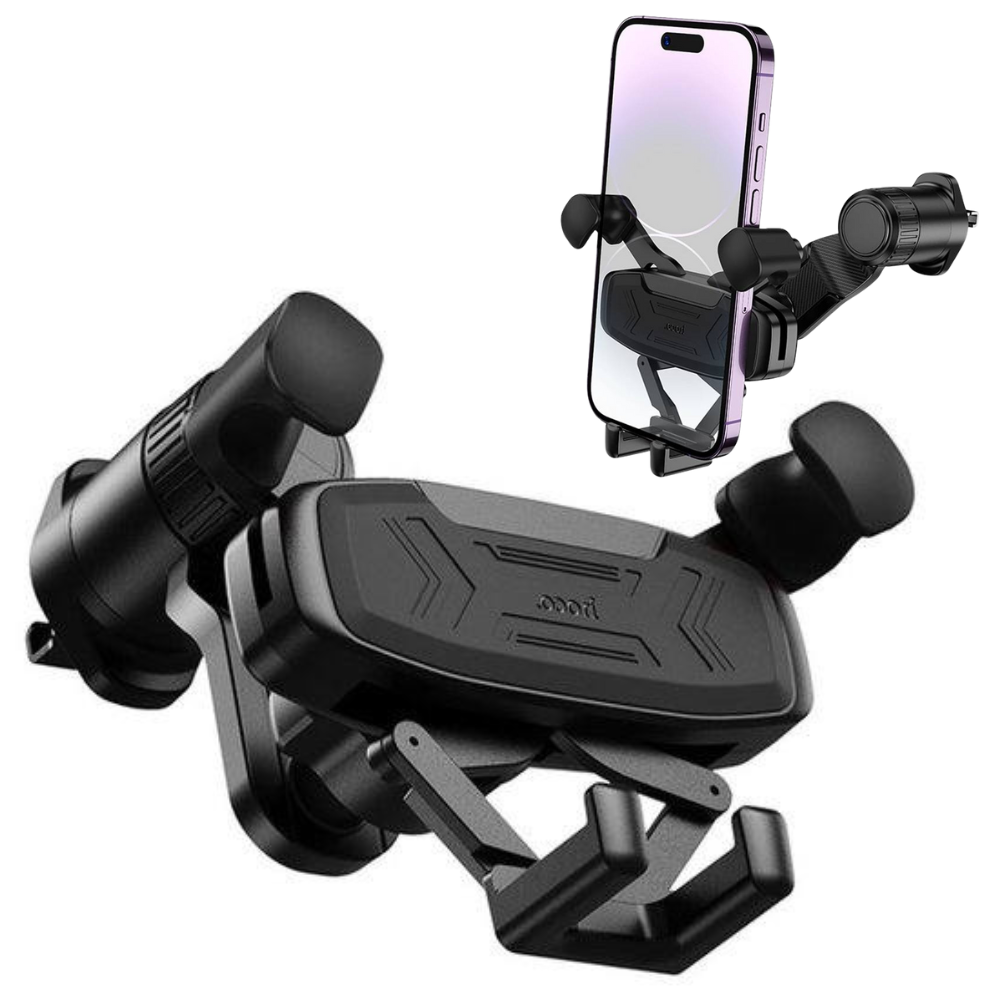 Автоутримувач для телефону Hoco H66 4.5–7.0 дюймів універсальне кріплення для автомобіля, фото 1