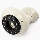 Вакуумний масажер з інфрачервоним підігрівом білий USB універсальний прилад для догляду за тілом, фото 4