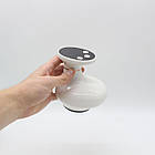 Вакуумний масажер з інфрачервоним підігрівом білий USB універсальний прилад для догляду за тілом, фото 9