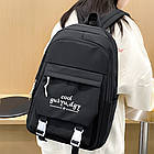 Шкільний набір 4в1 43x31x14 см рюкзак, сумка, клатч та пенал стильний комплект для школярів, фото 6