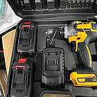 Акумуляторний гайковерт з набором інструментів та двома АКБ ударний потужний для ремонту та сервісу, фото 9