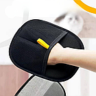 Двостороння рукавичка PetGroom Pro 24×16 см для вичісування вовни свійських тварин, фото 3
