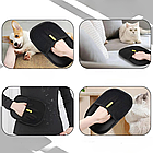 Двостороння рукавичка PetGroom Pro 24×16 см для вичісування вовни свійських тварин, фото 7