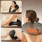 Роликовий масажер для шиї TS-5512 електричний з функцією прогріву та регулюванням інтенсивності, фото 3
