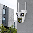 Бездротова IP камера TC180 E31 з ІЧ підсвічуванням та поворотним механізмом для дому та офісу, фото 6