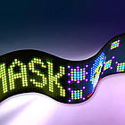 Гнучкий LED екран 34.8х10.2см з Bluetooth керуванням та пультом для відображення тексту та анімації, фото 7