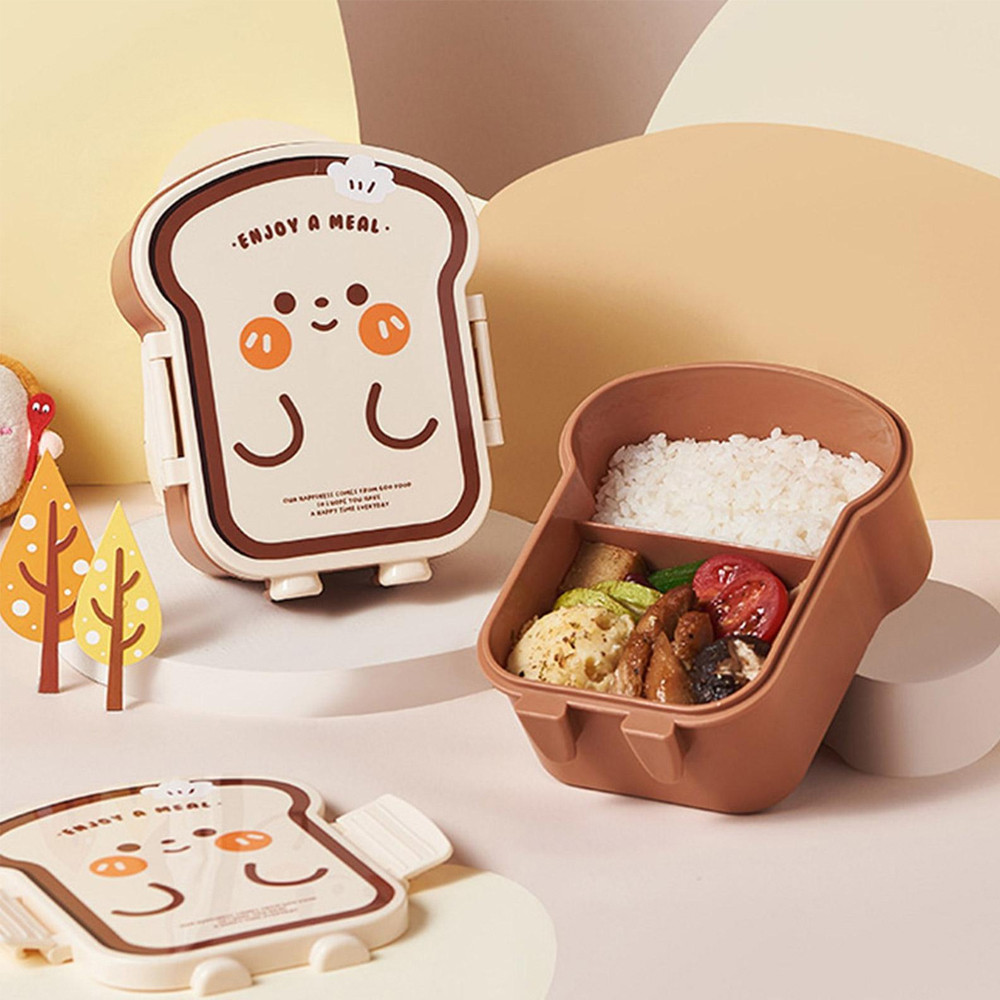 Ланч-бокс "Тостер" з приладами для зберігання та транспортування їжі, фото 1