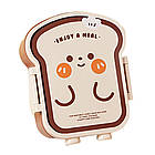 Ланч-бокс "Тостер" з приладами для зберігання та транспортування їжі, фото 3