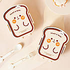 Ланч-бокс "Тостер" з приладами для зберігання та транспортування їжі, фото 6