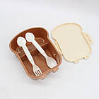 Ланч-бокс "Тостер" з приладами для зберігання та транспортування їжі, фото 8