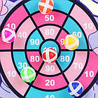 Дитячий дартс "Слоник" 43х30 см з липучками та 6 м'якими кульками для гри вдома, фото 4