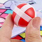 Дитячий дартс "Слоник" 43х30 см з липучками та 6 м'якими кульками для гри вдома, фото 5