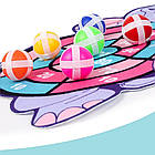 Дитячий дартс "Слоник" 43х30 см з липучками та 6 м'якими кульками для гри вдома, фото 7