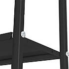 Полиця стелаж LAUNDRY RACK TW-106 чорний до 20 кг над пральною машинкою зручне зберігання у ванній кімнаті, фото 8