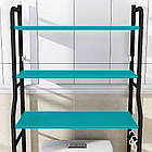 Полиця стелаж LAUNDRY RACK TW-106 чорний до 20 кг над пральною машинкою зручне зберігання у ванній кімнаті, фото 9