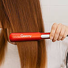 Праска для волосся Geemy GM-2832 40Вт до 200° червоний компактний випрямляч з керамічним покриттям, фото 5