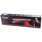 Праска для волосся Geemy GM-2832 40Вт до 200° червоний компактний випрямляч з керамічним покриттям, фото 10