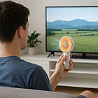 Ручний акумуляторний вентилятор USB з підсвічуванням для дому та офісу, фото 2