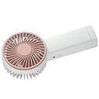 Ручний акумуляторний вентилятор USB з підсвічуванням для дому та офісу, фото 3