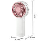 Ручний акумуляторний вентилятор USB з підсвічуванням для дому та офісу, фото 8