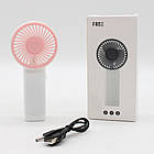 Ручний акумуляторний вентилятор USB з підсвічуванням для дому та офісу, фото 10