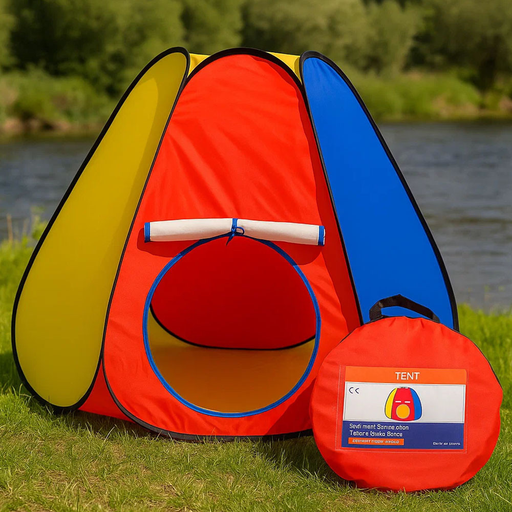 Дитячий ігровий намет MAG-899 "Чарівний будиночок" 120х120х85 см для дому та вулиці, фото 1