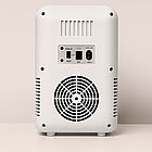 Автохолодильник 4л білий з дзеркалом та LED підсвічуванням компактний електричний для автомобіля та будинку, фото 5