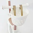 Дитячий самокат-трансформер 5в1 до 90 кг білий з сидінням та ручкою для катання малюків, фото 4