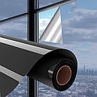 Сонцезахисна плівка на вікна 90х200см дзеркальна для захисту від сонця та перегріву в будинку, фото 3