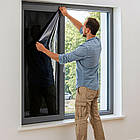 Сонцезахисна плівка на вікна 90х200см дзеркальна для захисту від сонця та перегріву в будинку, фото 8