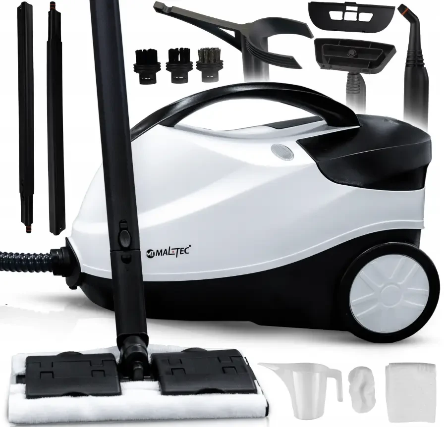 Парова швабра MalTec HDS7000W-PRO 2000 Вт з набором насадок та баком 1,6 л, фото 1