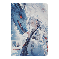 Блокнот, ANIME, А6, 40 аркушів, кліточка, пошита, картонна обкладинка, KIDS Line