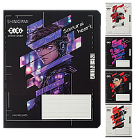 Зошит учнівський, шкільний, ANIME, 18 аркушів, клітинка, KIDS LINE