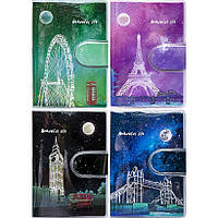 Дитячий блокнот, формат А7, 7,5×10,5 см, на липучці, м'яка обкладинка, лінія