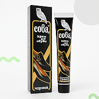 Крем для взуття “Сова” чорний, 50 мл