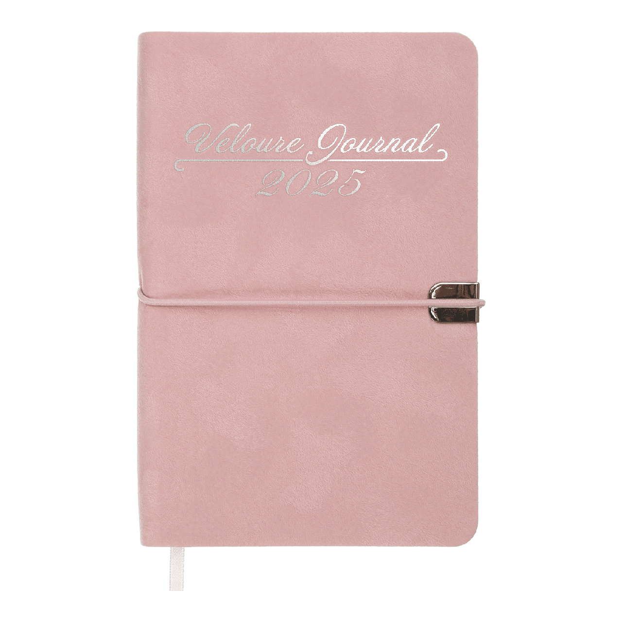 Щоденник датований BUROMAX 2026, ф.A6 VELOUR, рожевий, штуч. шкіра, фото 1