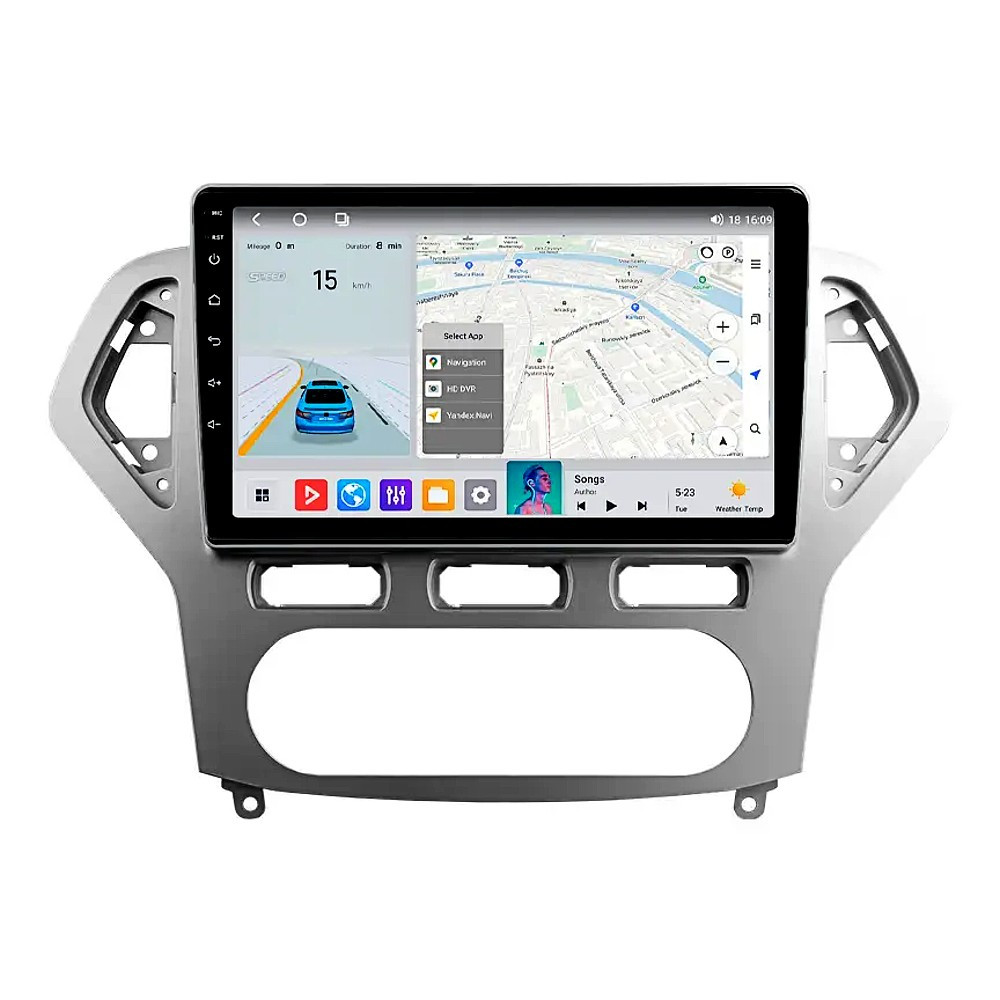 Штатна магнітола андроїд FORD Mondeo4 2007-14 10" Автомагнітола 2дин 2/32, штатний головний пристрій форд, фото 1