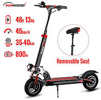 Електросамокат SUNNIGOO10 дюймів 800 Вт 48 В максимальна швидкість 45 км / год знімне сидіння до 150 кг