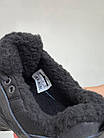 Чоловічі зимові кросівки Nike з чорним хутром Найк утеплені, фото 5