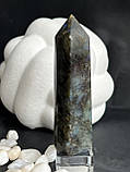 Лабрадор натуральний обеліск з натурального лабрадора обеліск з каменю лабрадор олівець з лабрадору, фото 5